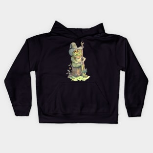 frog wizard Kids Hoodie